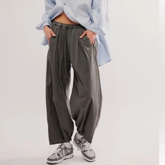 Free People To The Sky Parachute Pants - Picture 1 of 7
